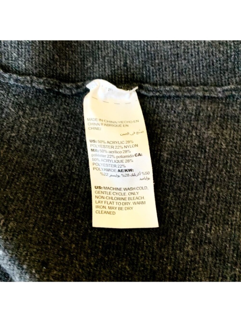 Chicos Womens Pocket Sweater Vest Gray Open Front Duster Size 0 | S - Picture 12 of 15